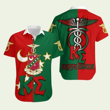 Greek Life Kappa Sigma Flag Hawaiian Shirt
