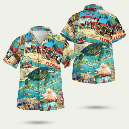 Greetings from Keywest Hawaiian Shirt