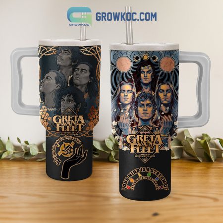 Greta Van Fleet Your Mind Is A Stream Of Extending Beyond Our Sky 30oz or 40oz Stainless Tumbler With Handle NVA