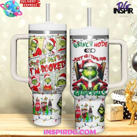 Grinch Christmas Mode Special  30oz 40 oz Tumbler With Handle HG Cup