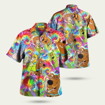 Groovy scooby doo hawaiian shirt