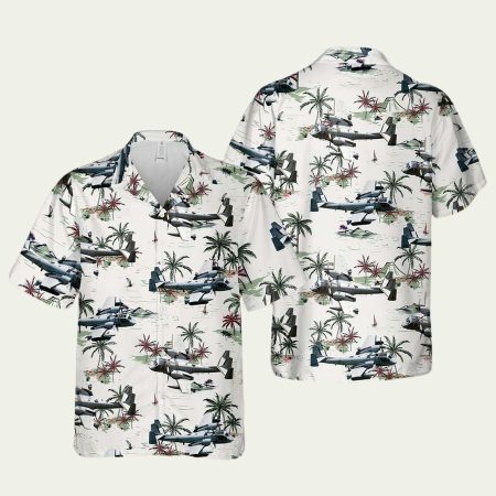 Grumman Ov1 Mohawk Style 2 Us Army Hawaiian Shirt