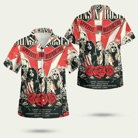 Guns NRoses Hawaiian Shirt
