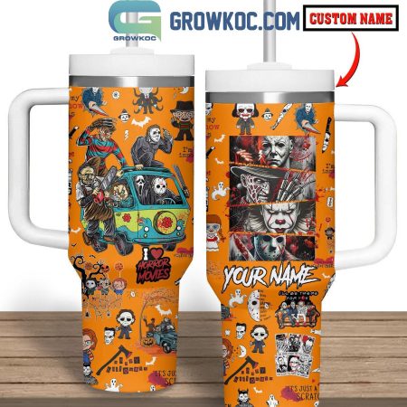 Halloween Horror Movies Villain Personalized  30oz or 30oz or 40oz Stainless Steel Tumbler With Handle HG With Handle HG