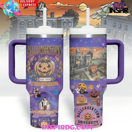 Halloweentown University  30oz 40 oz Tumbler With Handle HG Cup