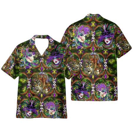 Happy Mardi Gras Hawaiian Shirt