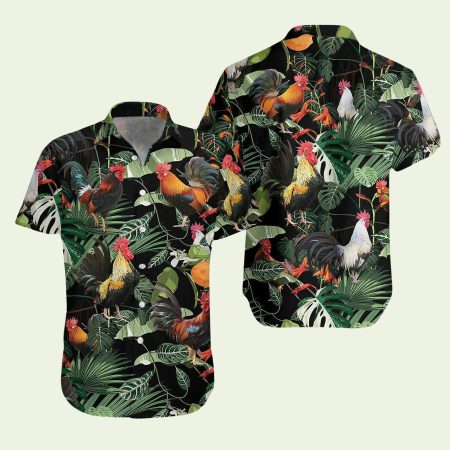 Happy Rooster Hawaiian Shirt