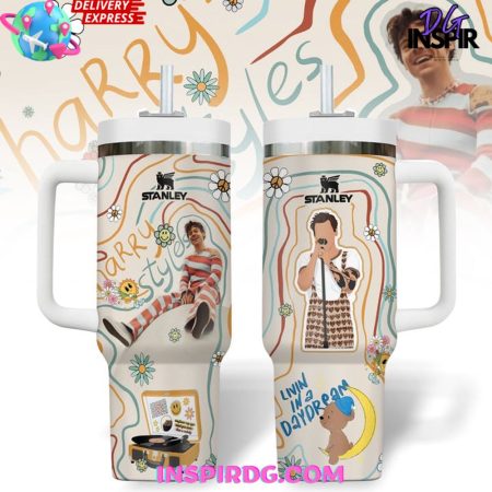 Harry Styles Livin In A Daydream  30oz 40 oz Tumbler With Handle HG Cup