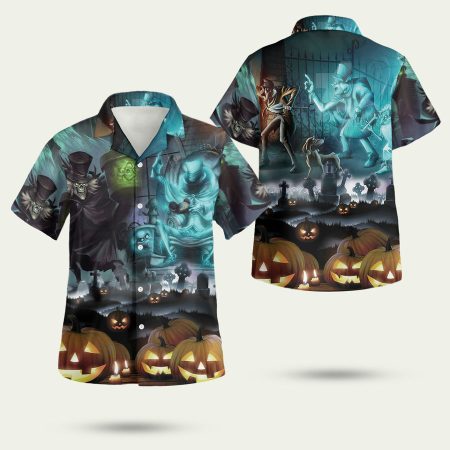 Haunted mansion halloween Hawaiian Shirt