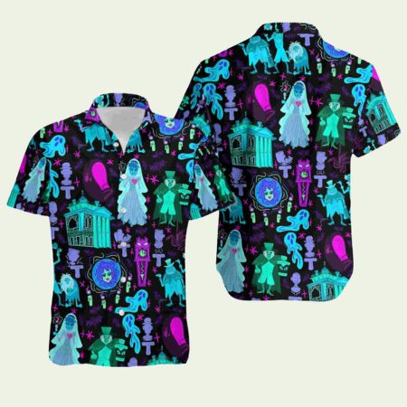 Haunted Mansion Hitchhiking Ghosts Hawaiian Shirt