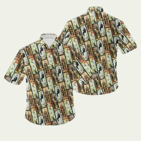 Haunted Mansion Stretch Paintings Parks Hawaiian Shirt