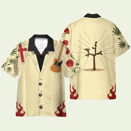 Heart Of The Great American Nudie Suit Cosplay Costume Hawaiian Shirt