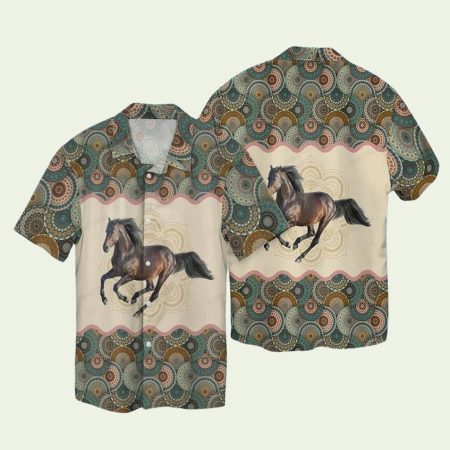 Horse Mandala Hawaiian Shirt