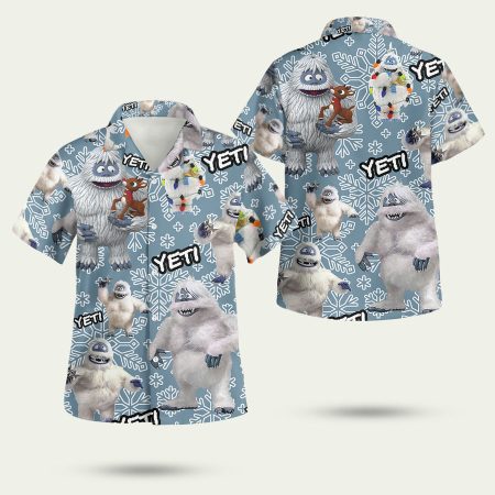 Hot bumble the abominable snowman bl cotton Hawaiian Shirt