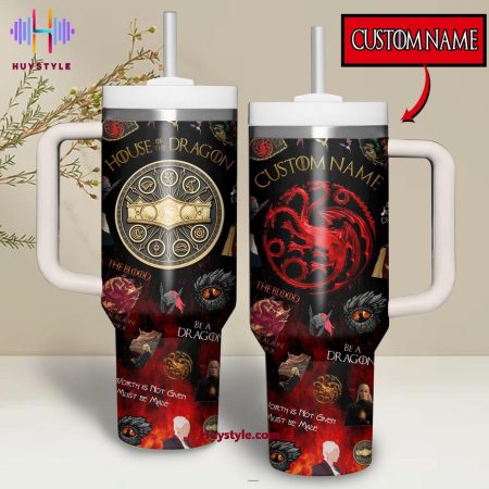 House Of The Dragon The Blood Custom Quencher 30oz or 40oz Stainless Steel Tumbler With Handle NVA