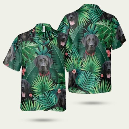 Tropical Labrador Hawaiian Shirt