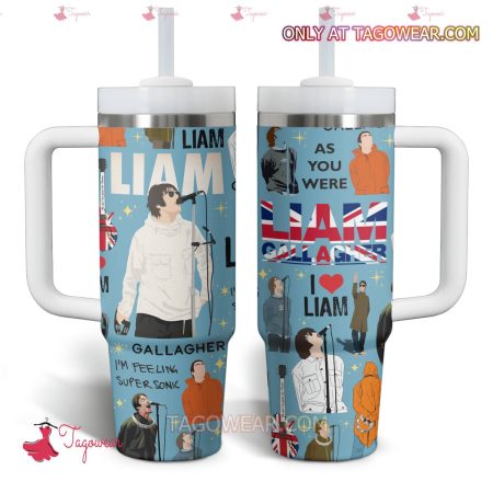I Love Liam Gallagher HFN 30oz or 40oz Stainless Steel Tumbler With Handle