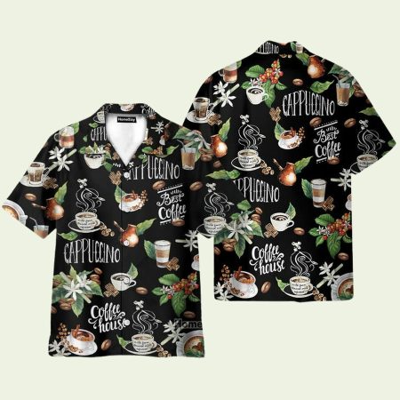 I Love Coffee Hawaiian Shirt