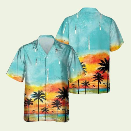 Icbm Minuteman Missle 1 Hawaiian Shirt