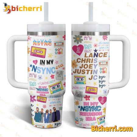In My NSYNC Reunion Era 30oz or 40oz Stainless Tumbler With Handle NVA