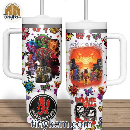 Insane Clown Posse 30oz or 40oz Stainless Steel Tumbler With Handle HG With Handle