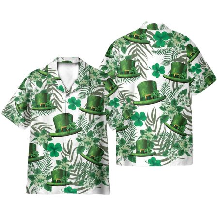Ireland Green Hat Hawaiian Shirt