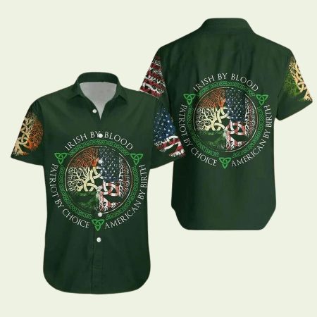 Irish St Patricks Day By Blood Hawaiian Shirt