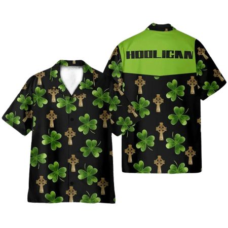 Irish St Patrick’s Day Hooligan Hawaiian Shirt