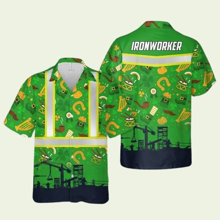 Ironworker Hawaiian Shirt
