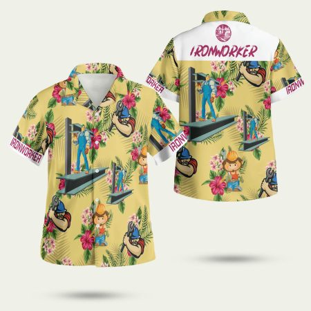 Ironworker Hawaiian Shirt