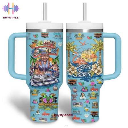Jake Owen Sippin Apple Pie Moonshine Quencher 30oz or 40oz Stainless Steel Tumbler With Handle NVA