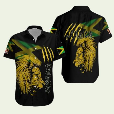 Jamaica Lion Hawaiian Shirt