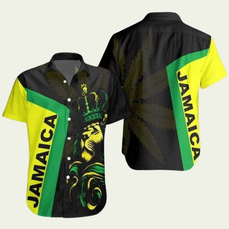 Jamaica Lion Hawaiian Shirt