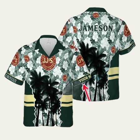 Jameson Irish Whiskey Famous Design Hawaiian Shirt
