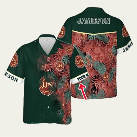 Jameson Irish Whiskey Top Design Hawaiian Shirt