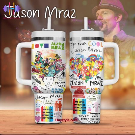Jason Mraz I’m Yours Cool Quencher 30oz or 40oz Stainless Steel Tumbler With Handle NVA