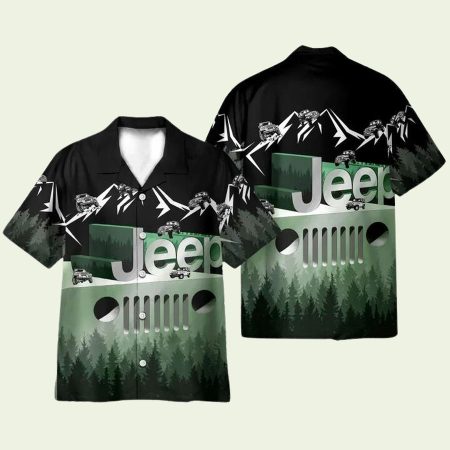 Jeep Hawaiian Forest Mountain Hawaiian Shirt