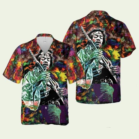 Jimi Hendrix Hawaiian Shirt