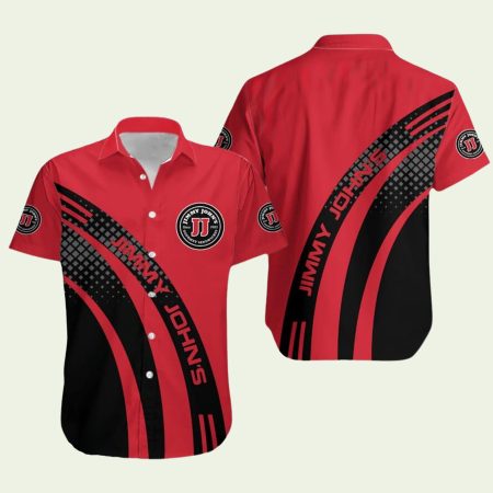 Jimmy Johns Vacation Wear Logo Hawaiian Shirt