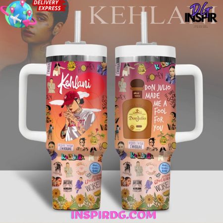 Kehlani Limited Edition 30oz or 40oz Stainless Tumbler With Handle NVA