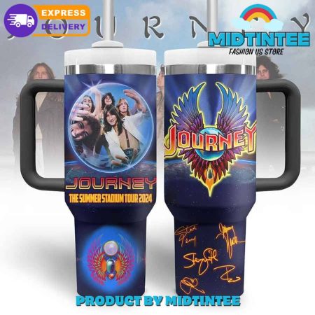 Journey The Summer Stadium Tour 2024  30oz or 40oz Tumbler With Handle HG