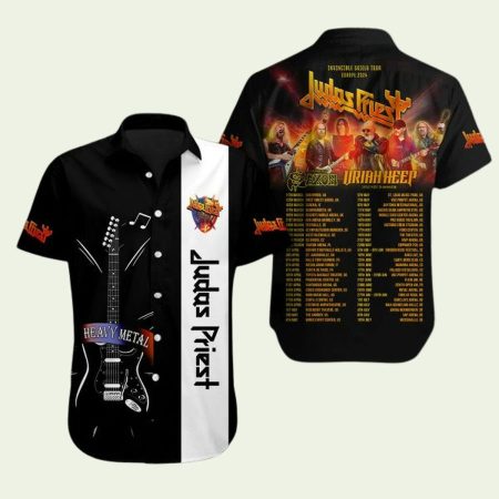 Judas Priest Invincible Shield Tour Europe 2024 List song  Hawaiian Shirt