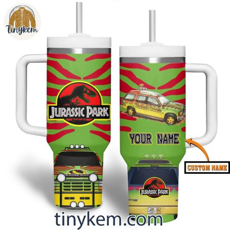 Jurassic Park Custom 30oz or 40oz Stainless Steel Tumbler With Handle HG