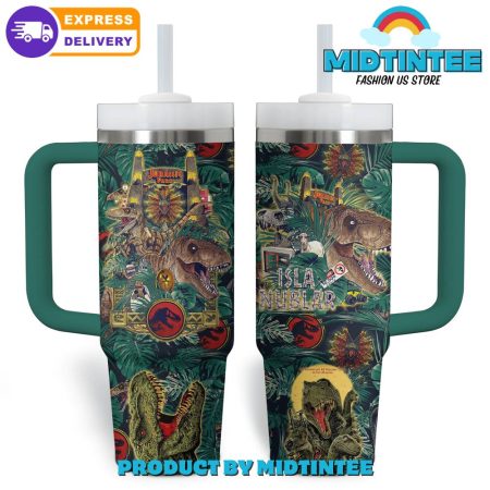 Jurassic Park Isla Nublar Special  30oz or 40oz Tumbler With Handle HG