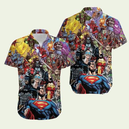 Justice League Characters Hawaiian Shirt