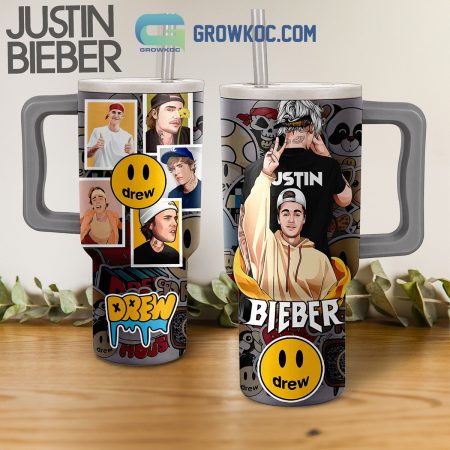 Justin Bieber Drew 30oz or 40oz Stainless Tumbler With Handle NVA