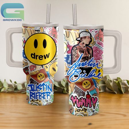 Justin Bieber Yummy Fan 30oz or 40oz Stainless Tumbler With Handle NVA