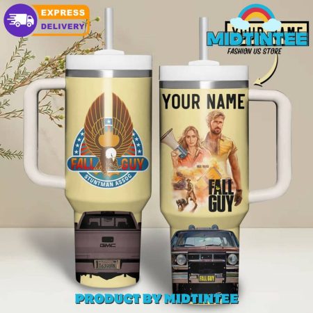 Fall Guy Stuntman Assoc Special Custom Name  30oz or 40oz Tumbler With Handle HG
