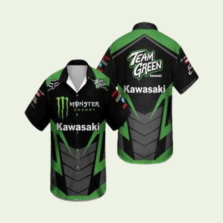 Kawasaki Racing Team Hawaiian Shirt