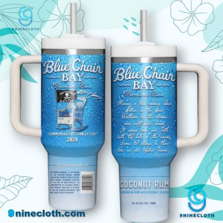 Kenny Chesney Blue Chair Bay Commemorative Stanley Cup 2024 40oz Tumbler With Handle HG